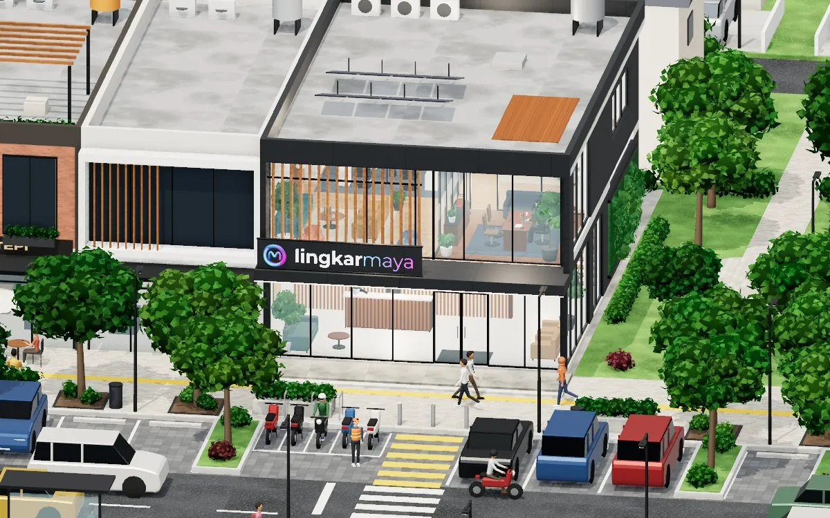 The Lingkarmaya office in 3D