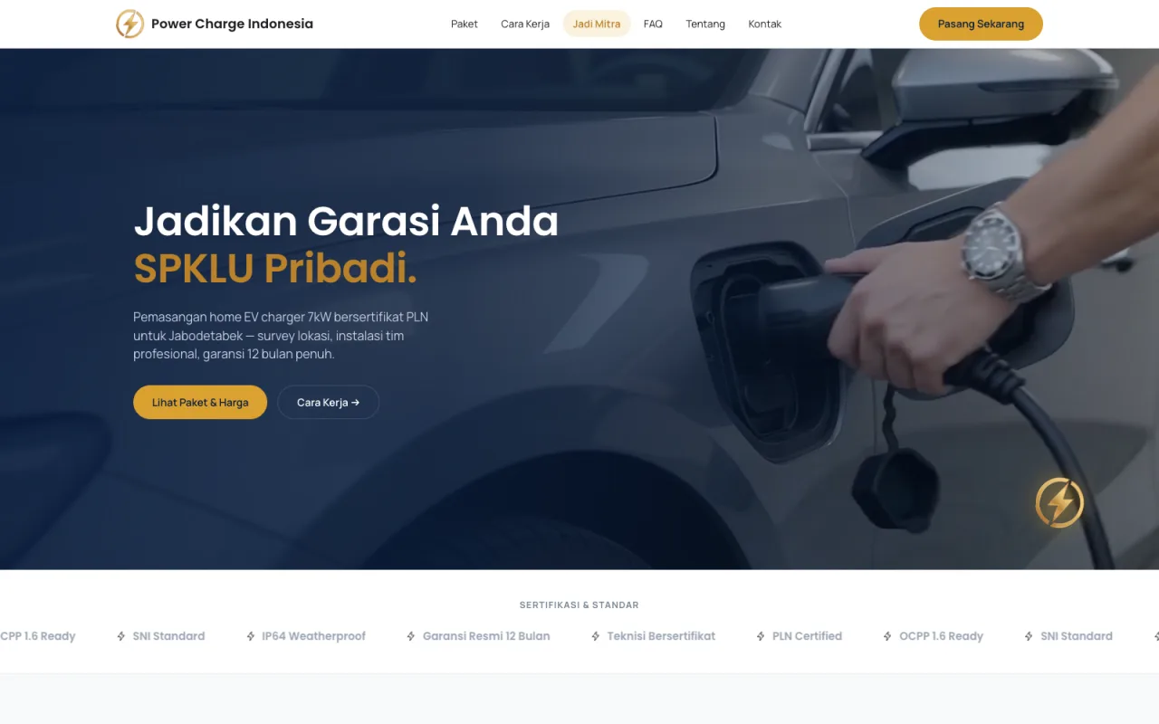 Tampilan Power Charge Indonesia, Kendaraan listrik